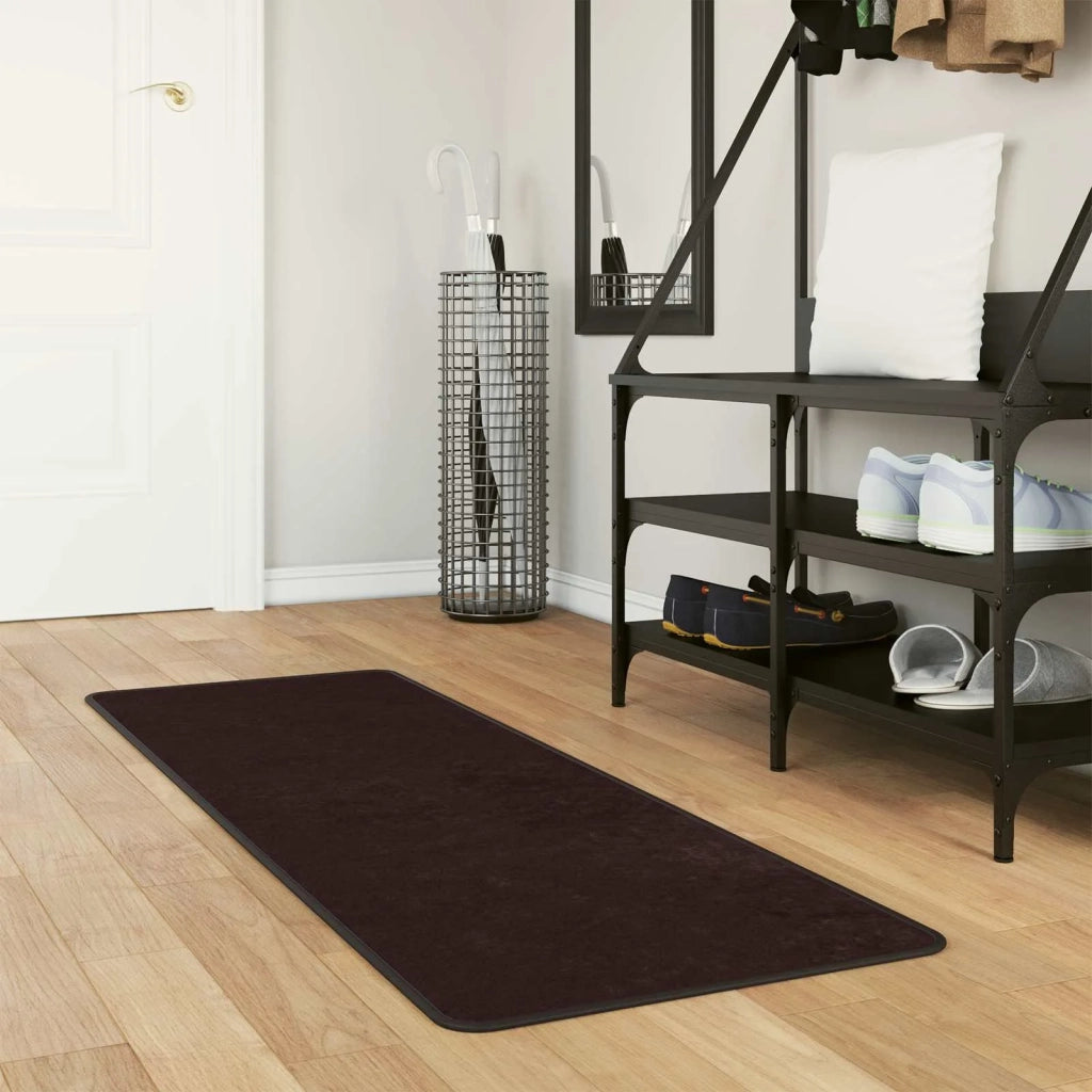 Runner in Moquette | Runner Tappeto MARSA Antracite 50 x 150 cm Poliestere e PVC