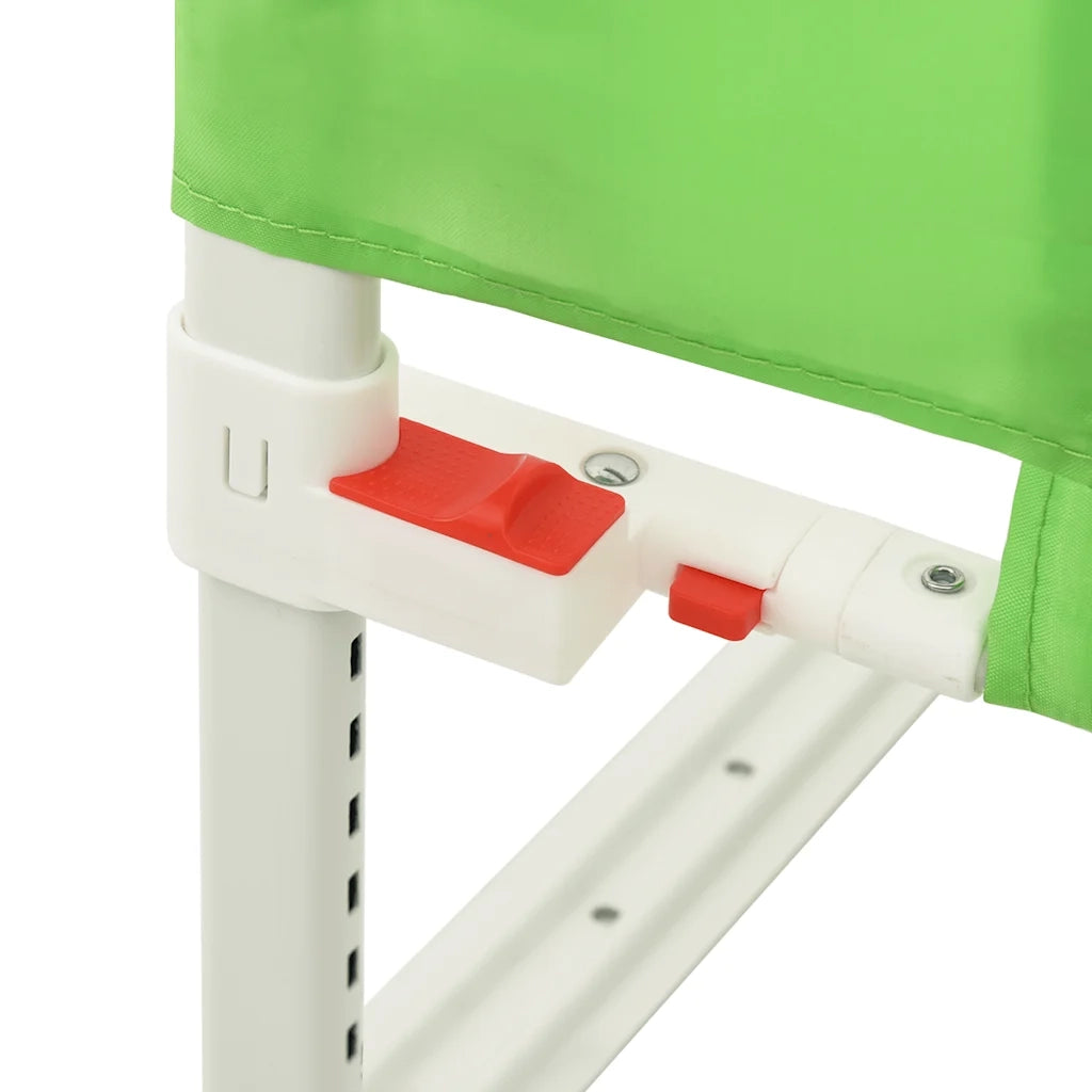 Sponda Letto di Sicurezza per Bambini Verde 190x25cm in Tessuto CFW9410000