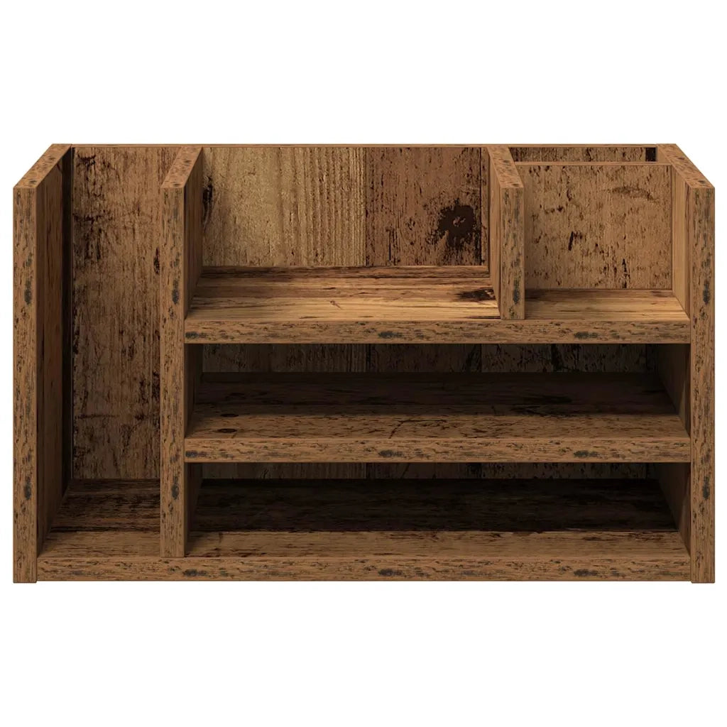 Organizzatore da scrivania Legno vecchio 44,5 x 24 x 25 cm 869198