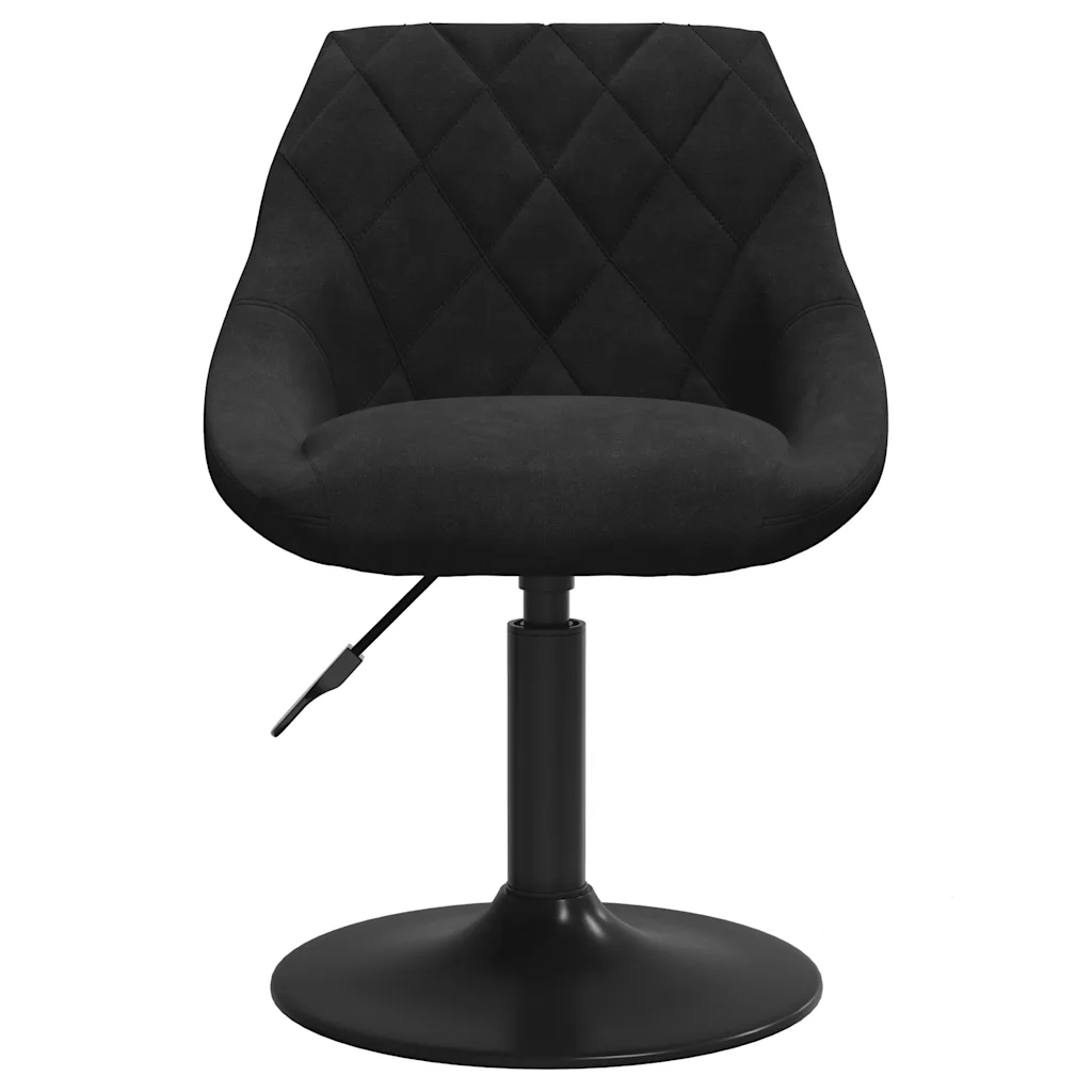 Sgabello da Bar Nero in Velluto 335313