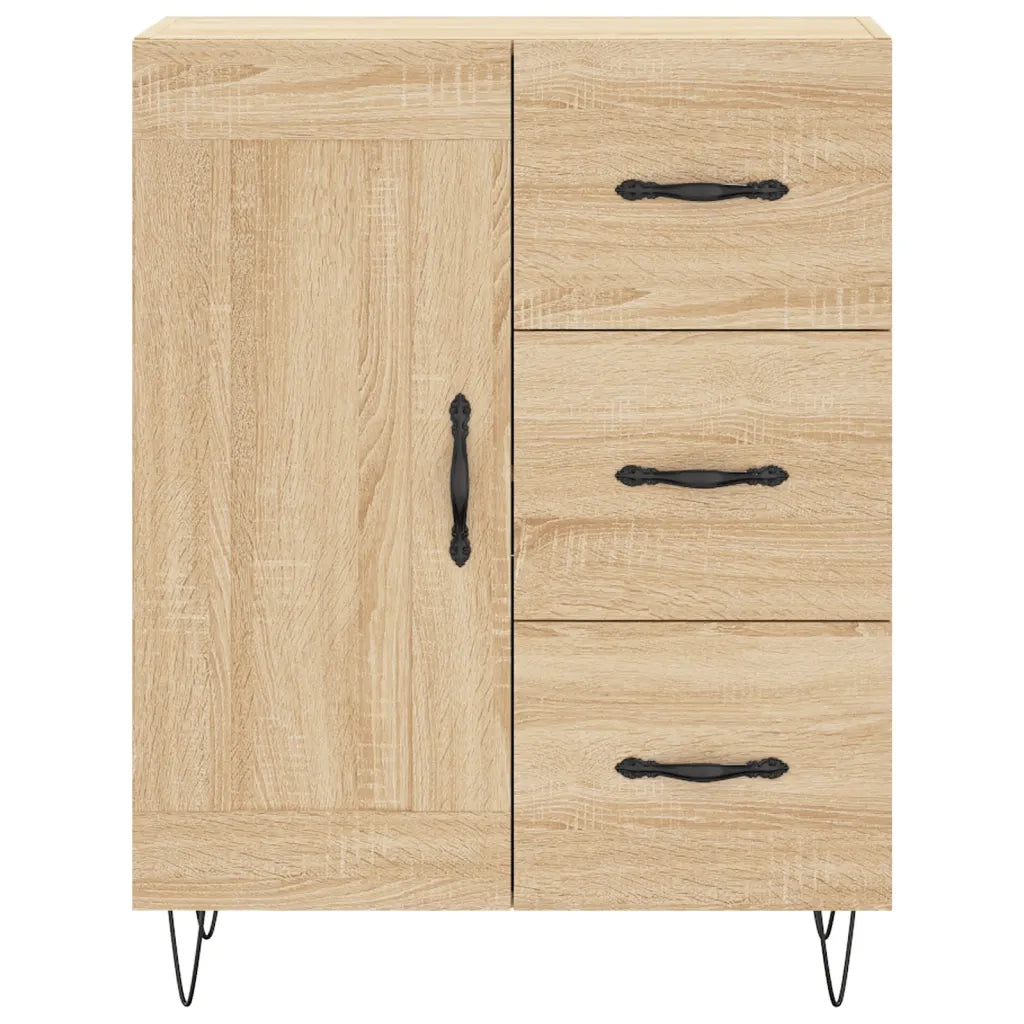 Credenza Rovere Sonoma 69,5x34x180 cm in Legno Multistrato 3190016