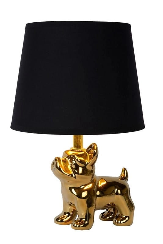 Lampada da tavolo Lucide Sir Winston oro/nera E14 40W