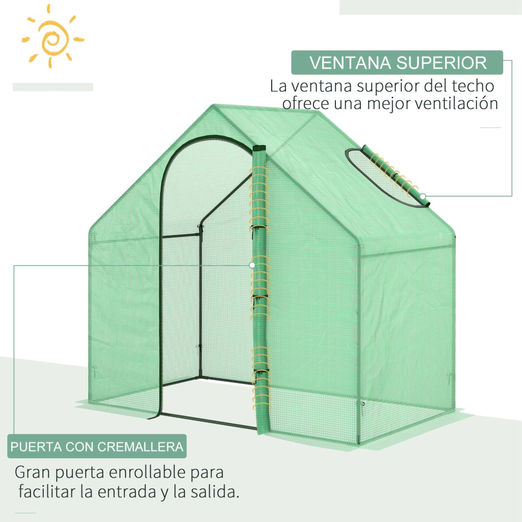 Serra da Giardino ¨C zephmum ¨C Verde Acciaio 180x100x168 cm