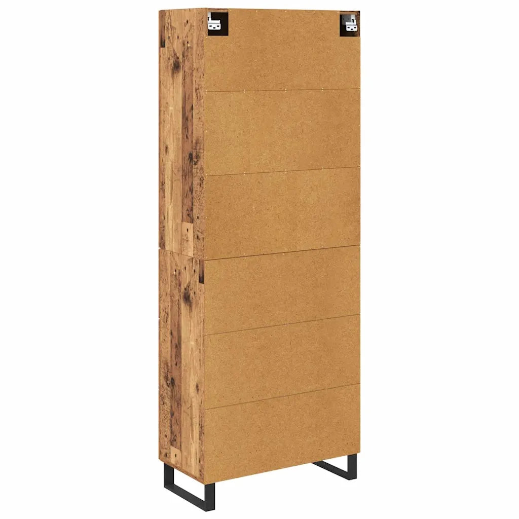 Credenza con cassetto 2 pz | Madia | Buffet da pranzo | Armadio da pranzo Legno vecchio 69,5 x 34 x 180 cm