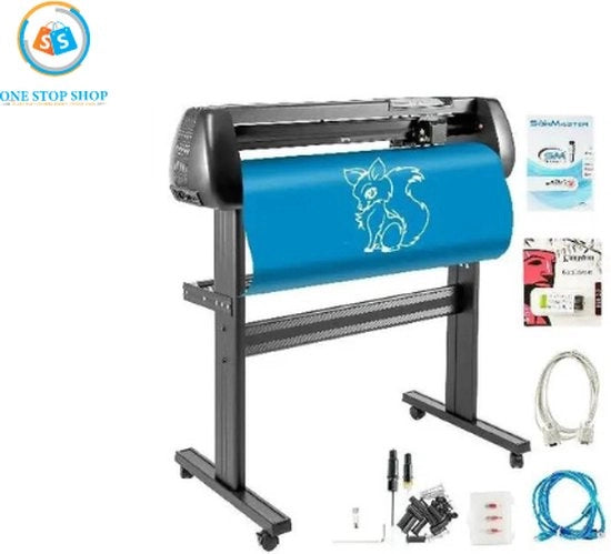Snipistera a Vinile - Tagliatrice a Vapore - Taglio Automatico - Macchina di Taglio - 800 mm al secondo - 86,5 cm - 34 Pollici - Nero