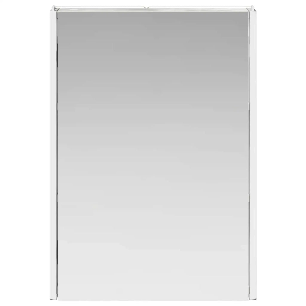 Mobiletto per specchio da bagno Grigio cemento 889226