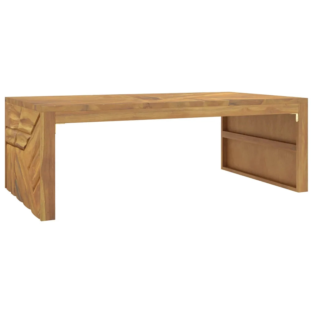 Tavolino da salotto | Tavolino da caff¨¨ | Tavolino da Soggiorno 110x60x38 cm in Legno Massello di Teak