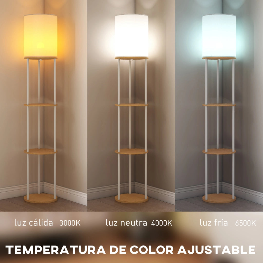 Libreria Scaffale Multiuso con Ripiani ¨C Minimal ¨C Legno Naturale