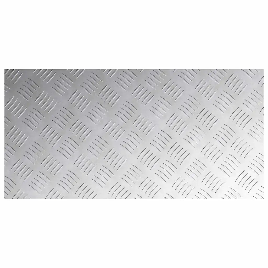 Gradini per Scale 4 pz | Tappetini per scale autoadesivi Argento 80 x 40 cm Alluminio