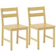 Sedia da pranzo in bamb¨´ ¨C zephmum ¨C naturale 2 pezzi