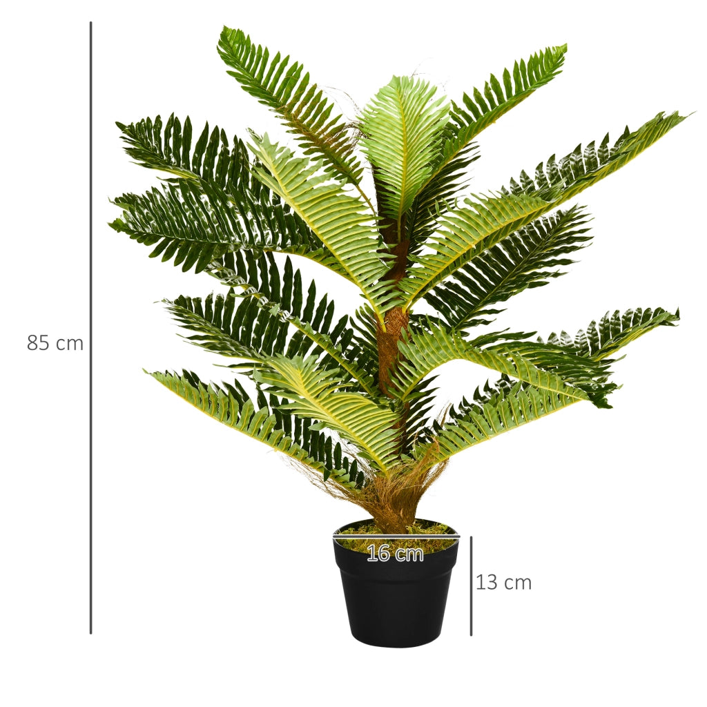 Palma artificiale ¨C zephmum ¨C verde 85 cm con vaso