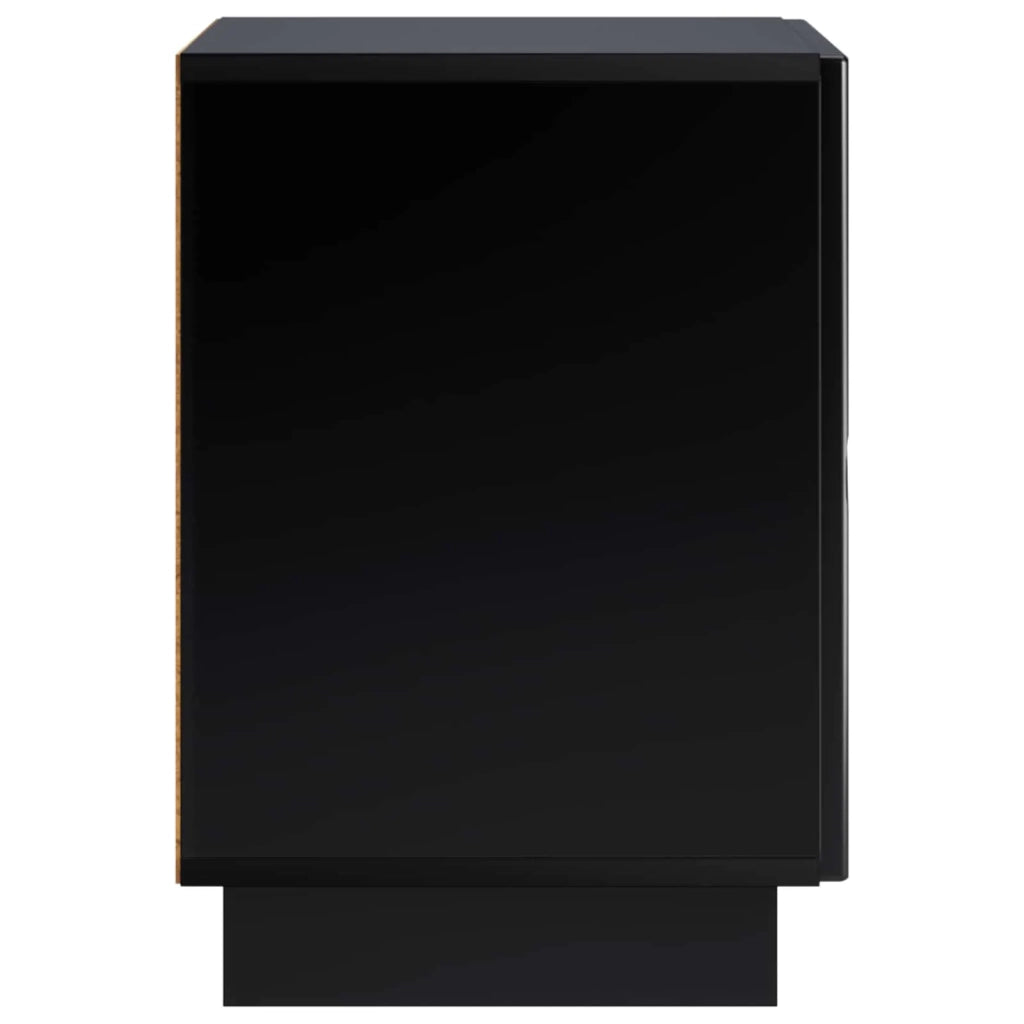 Comodino Nero 33,5 x 34,5 x 50 cm Legno ingegnerizzato 8011407