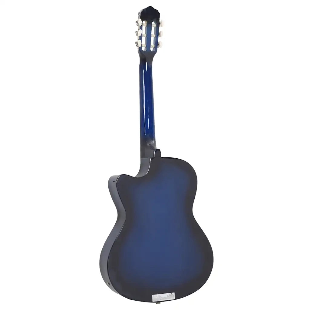 Chitarra Classica Western con Equalizzatore e 6 Corde Blu 70140