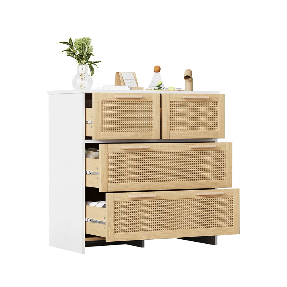 Armadio - Xylo - vimini 4 cassetti 80x80x38cm