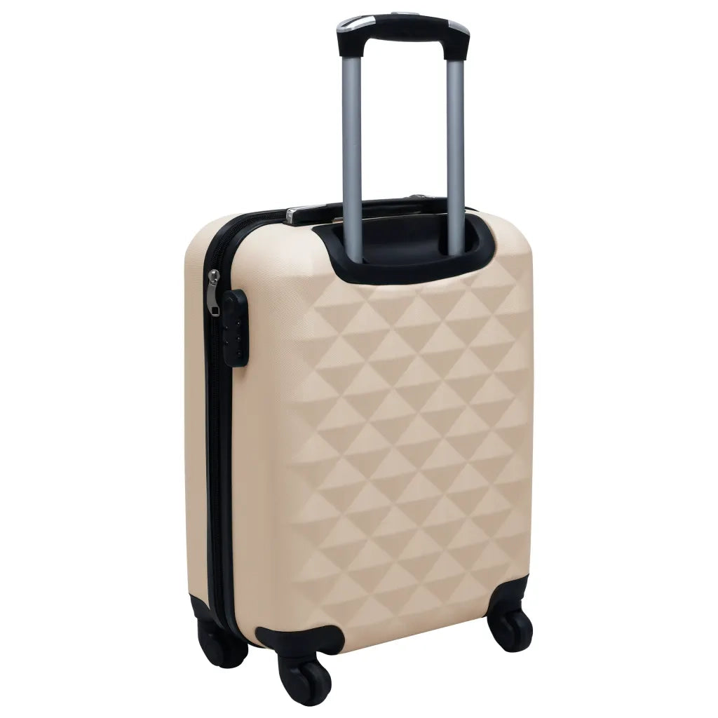 Trolley a Custodia Rigida Oro ABS 92421
