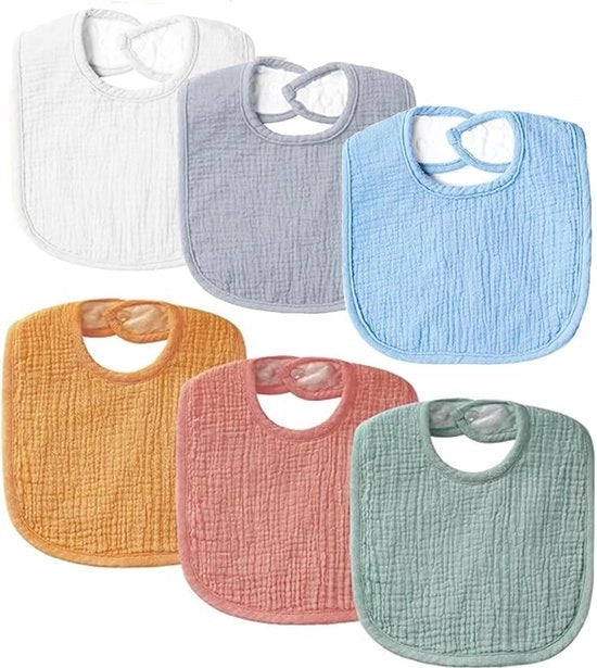 Slabbetje per neonati - assorbente e unisex - 2 pezzi