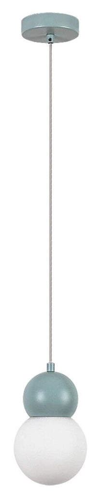 Lampada a sospensione minimal blu doppia sfera G9 Rabalux