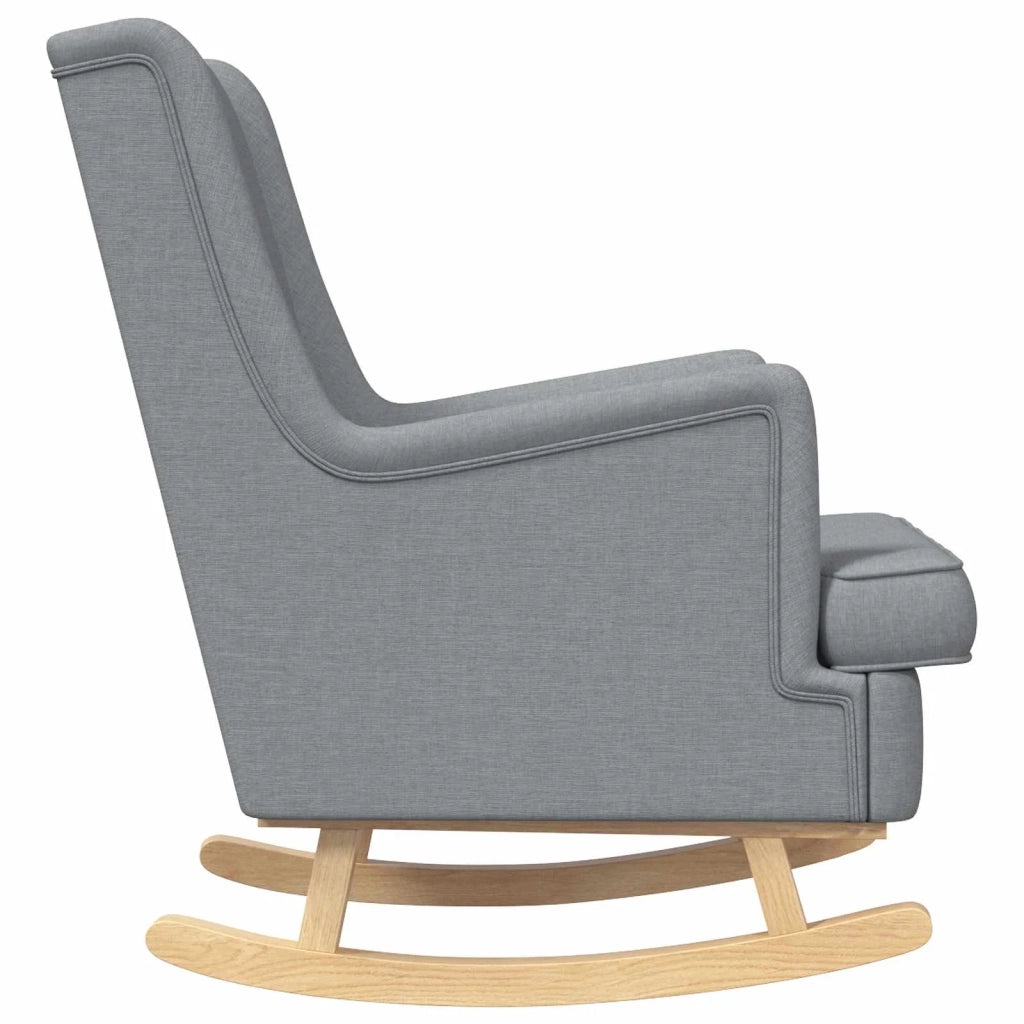 Sedia a dondolo Grigio chiaro 62 x 80 x 85 cm Tessuto 42029962