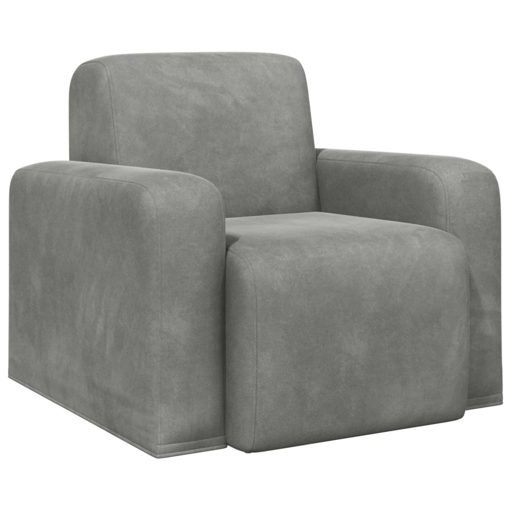 Poltrona Grigio Chiaro Velluto (V) 42042429