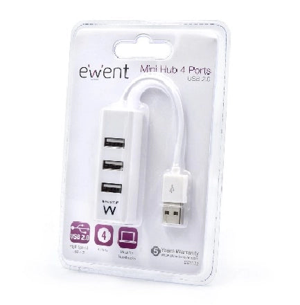 HUB MINI EWENT 4 PORTE USB 2.0