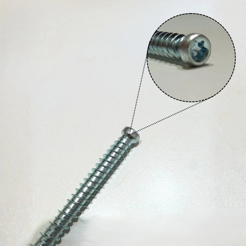 Vite per calcestruzzo testa cilindrica 7,5x80 mm - confezione da 100 pezzi