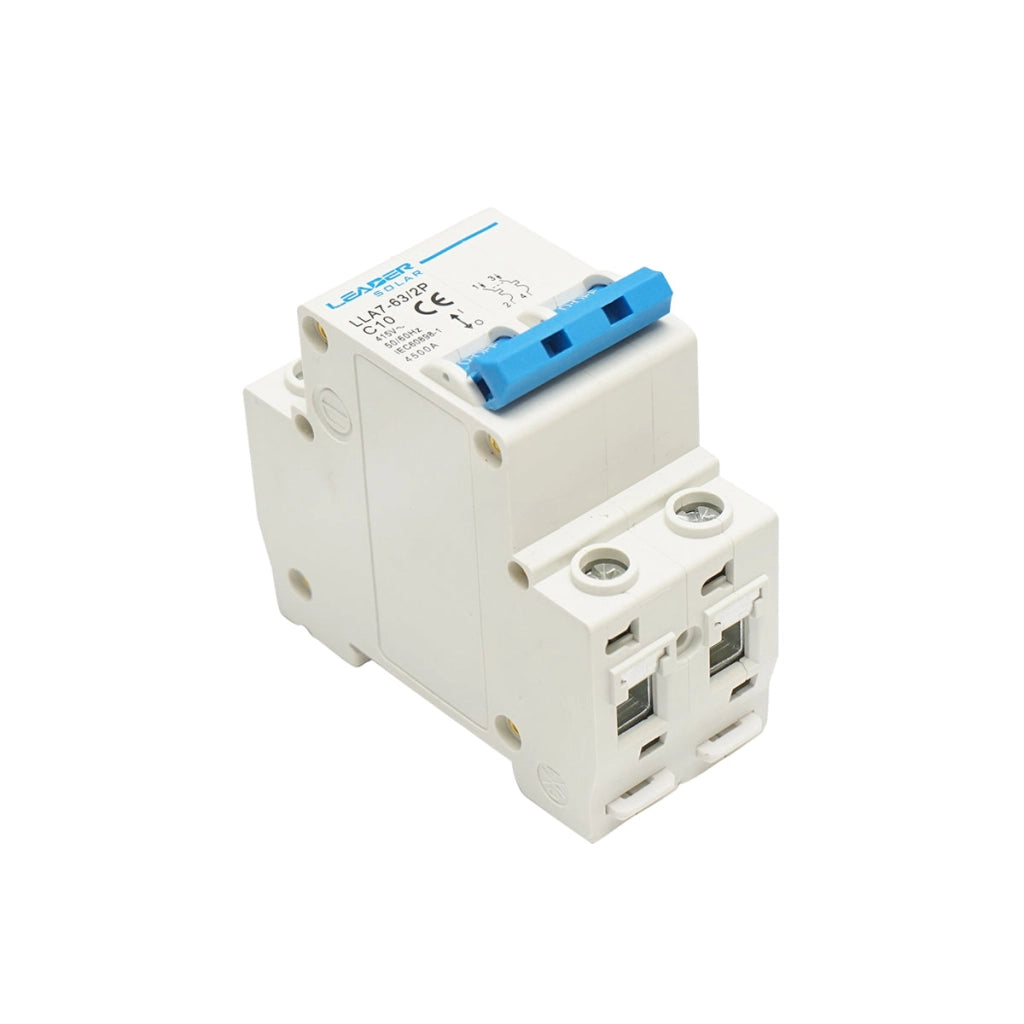 Interruttore automatico tipo 2P-10A-415VAC Leader