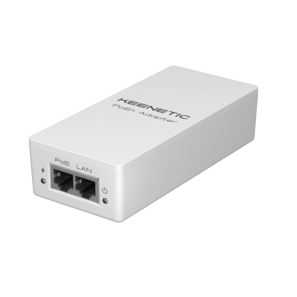 KEENETIC POE+ ADAPTER (KN-4510), INIETTORE POE+ CONFORME 802.3AF/AT
