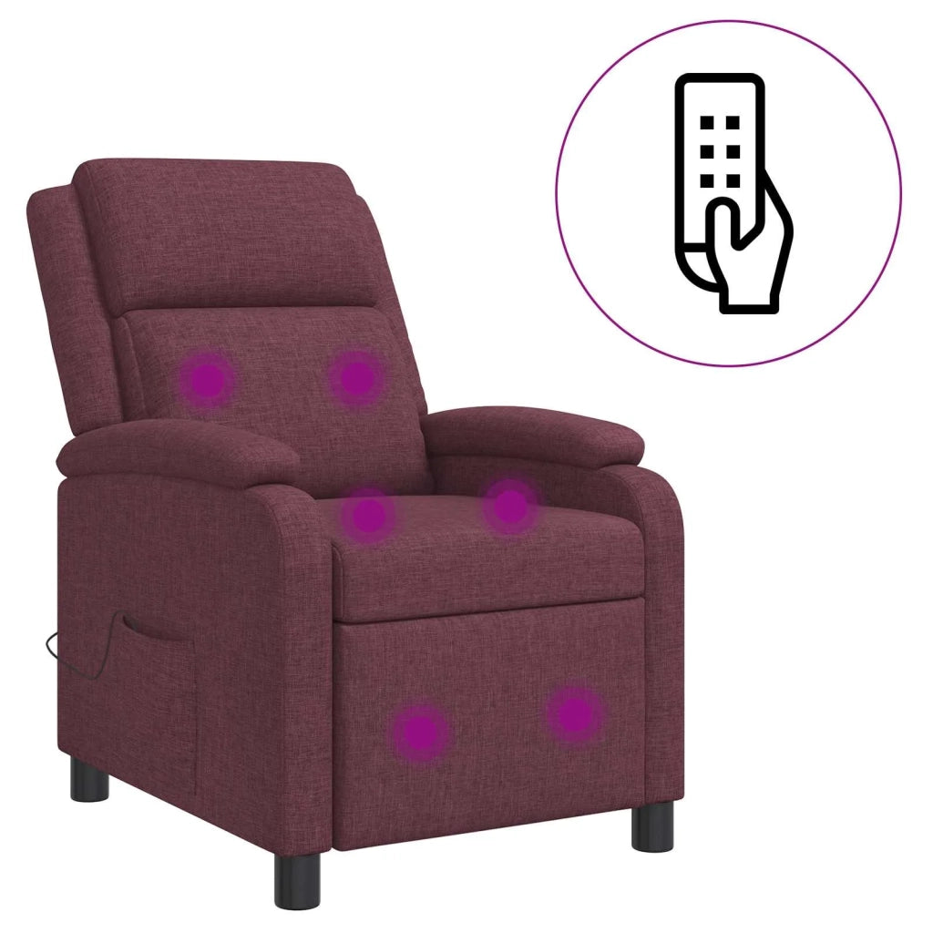 Poltrona Massaggiante Viola Tessuto 42034880
