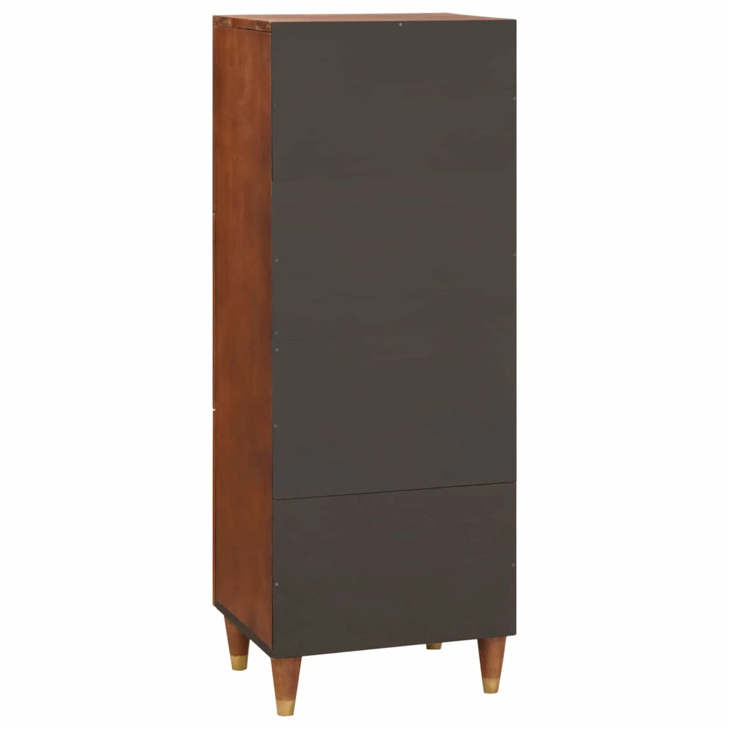 Mobile alto Marrone 40 x 33,5 x 110 cm Legno di mango massello 4018909