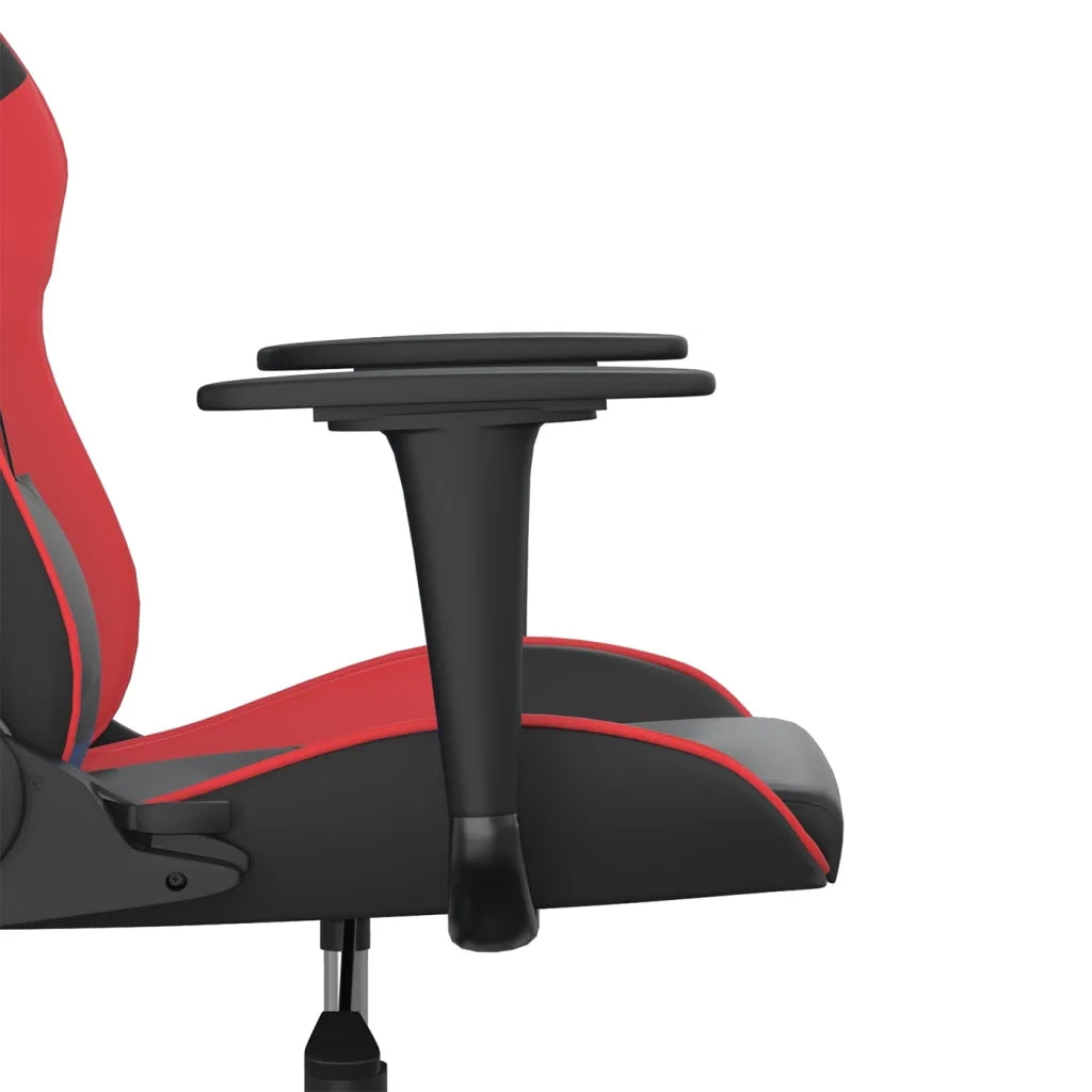 Sedia da Gaming | Sedia da e-sports Nera e Rossa in Similpelle