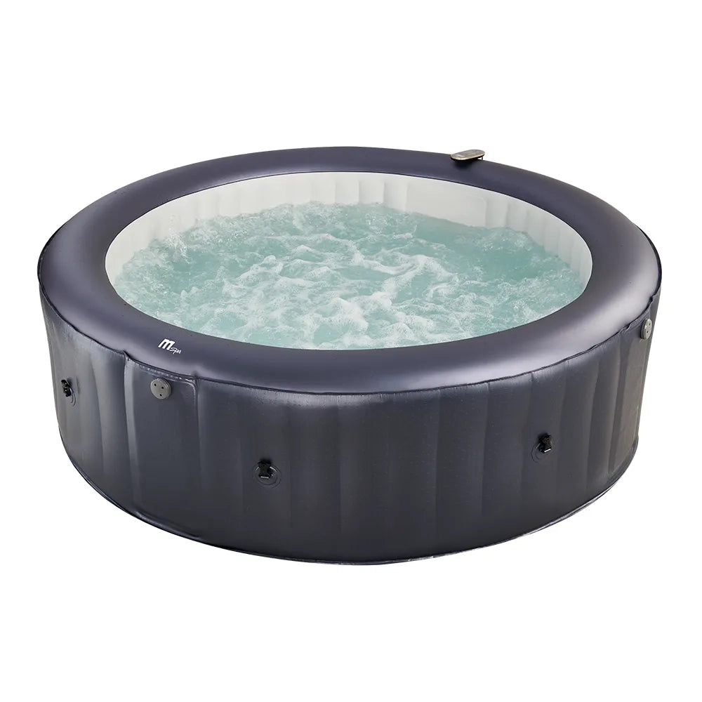 Tempo Style - Piscina Idromassaggio Circolare MSpa Splendida M-CA061 (6 Posti) | 204 cm diametro | 930 litri | 125 getti d'aria massaggianti | 6 Idrogetti | Copertura inclusa