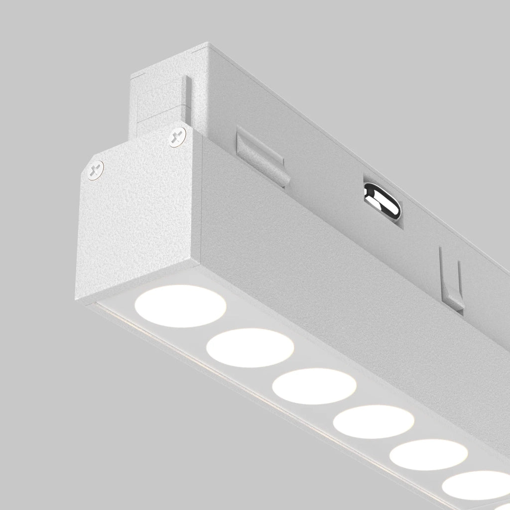 Maytoni Lampada da Binario moderna Exility Points 1 luce LED integrato bianco alluminio