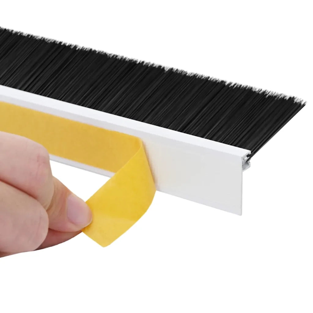 Spazzole per porte autoadesive 6 pz Bianco 100 cm CFW7607334