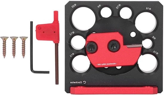 Impianto per la lavorazione del legno - Deuvelplaatmaker per legno duro e legno resistente - 8 fori - Strumenti per la lavorazione del legno