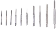 Set di Attrezzi a Tappo a 10 pezzi - Alta Velocità Acciaio - M1 a M3.5 - Trapani a Filettatura - Duraturo - Lunga Durata - Set di Tappi
