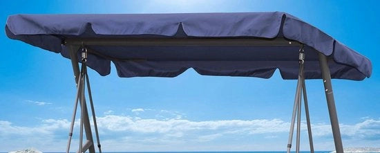 Sostituzione Pergola 200x145cm per Ombrellone Universale 3 posti - blu - UV 50