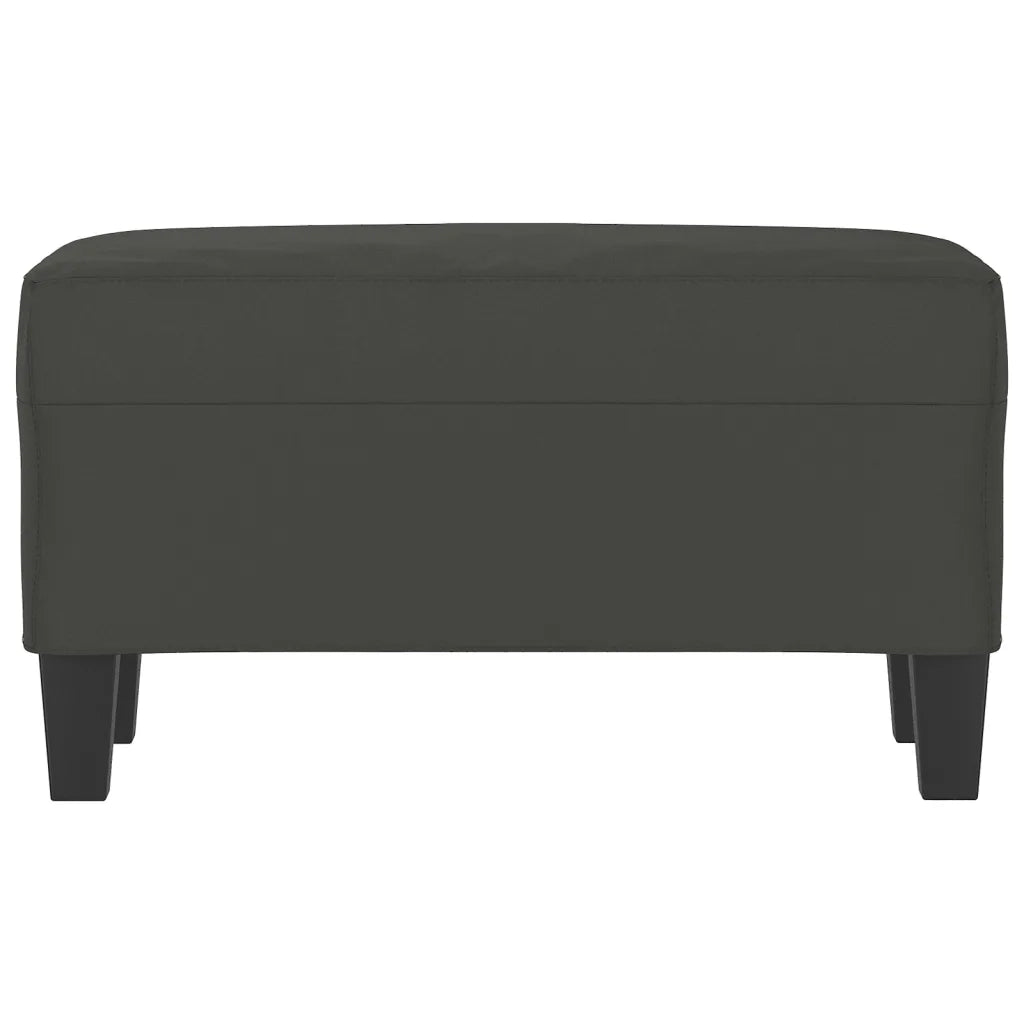 Panca grigio scuro 70x35x41 cm in Microfibra CFW6209648