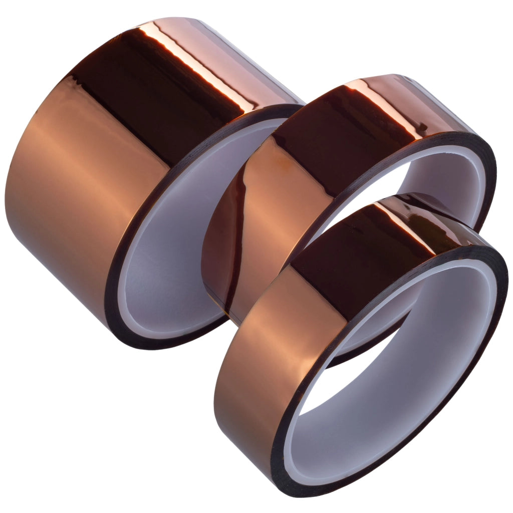 Nastro Kapton 10mm x 30m – Alta Resistenza Termica Fino a 240°C | Spessore 0,05mm | Protezione Elettronica e Chimica