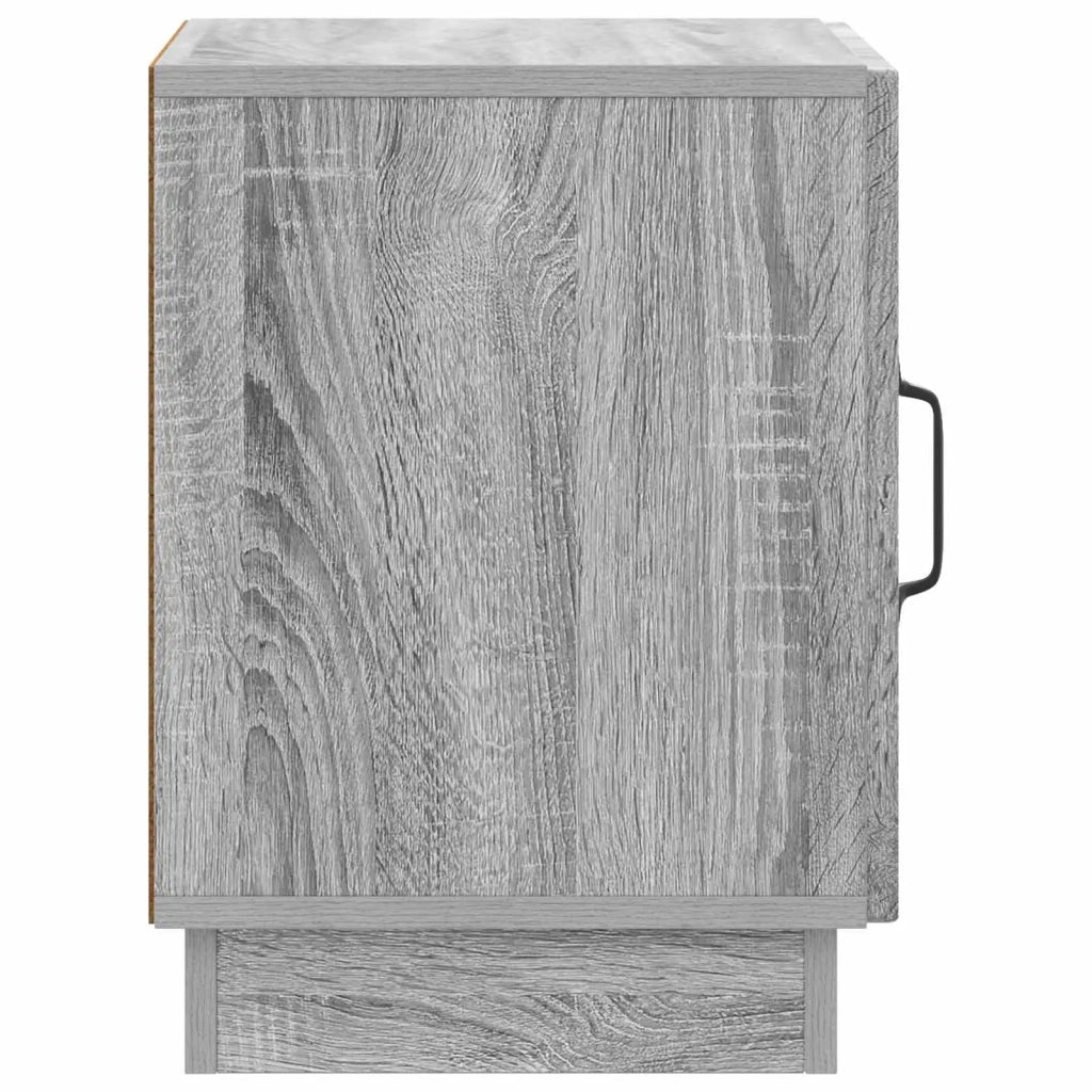 Set di 2 Comodini | Armadio da Notte | Mobiletto da notte Sonoma grigio 43 x 34,5 x 47 cm
