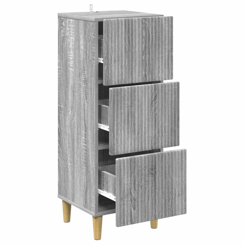 Mobile con Cassetti Grigio Sonoma 33 x 34,5 x 90 cm 894621