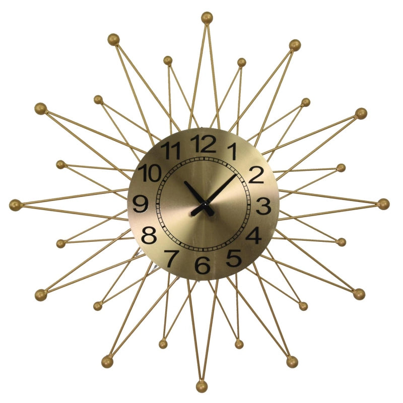 Orologio metallo oro cm ø62,2x5,1