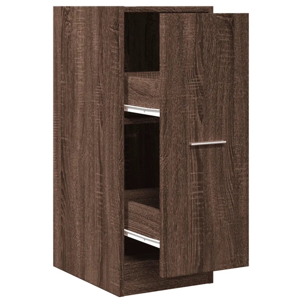 Armadietto da Farmacia Rovere Marrone 30x41x77,5 cm Truciolato 855157