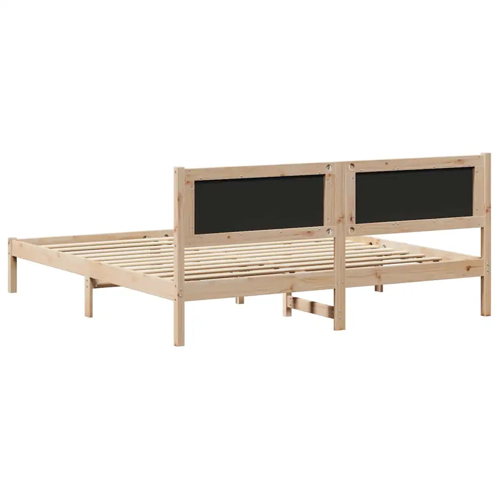 Struttura del letto Grigio scuro 180 x 200 cm Pino massello 878100