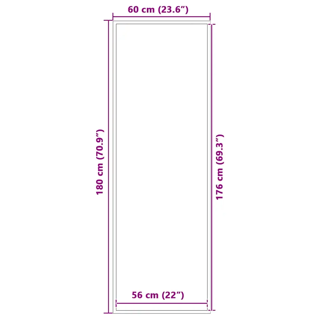 Zerbino | Tappetino Marrone 60x180 cm