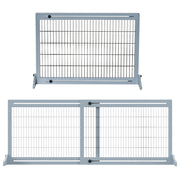 Cancello di sicurezza per cani e bambini ¨C Minimal ¨C Grigio blu e nero 180 cm