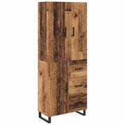 Credenza con cassetto 2 pz | Madia | Buffet da pranzo | Armadio da pranzo Legno vecchio 69,5 x 34 x 180 cm