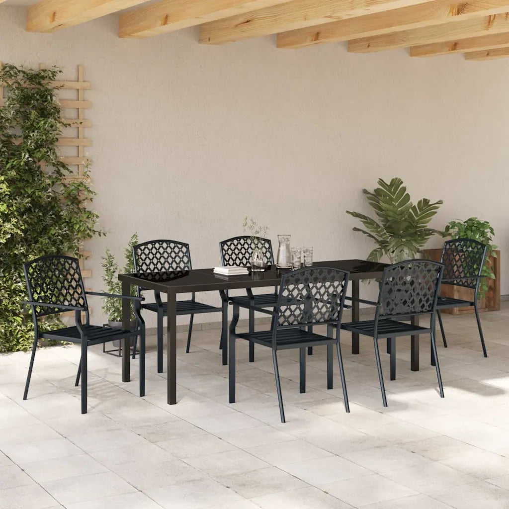 Set da Pranzo per Giardino 7 pcs Antracite 3379308
