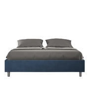 Letto Matrimoniale Large Sommier 170x190 cm con Rete Azelia Blu