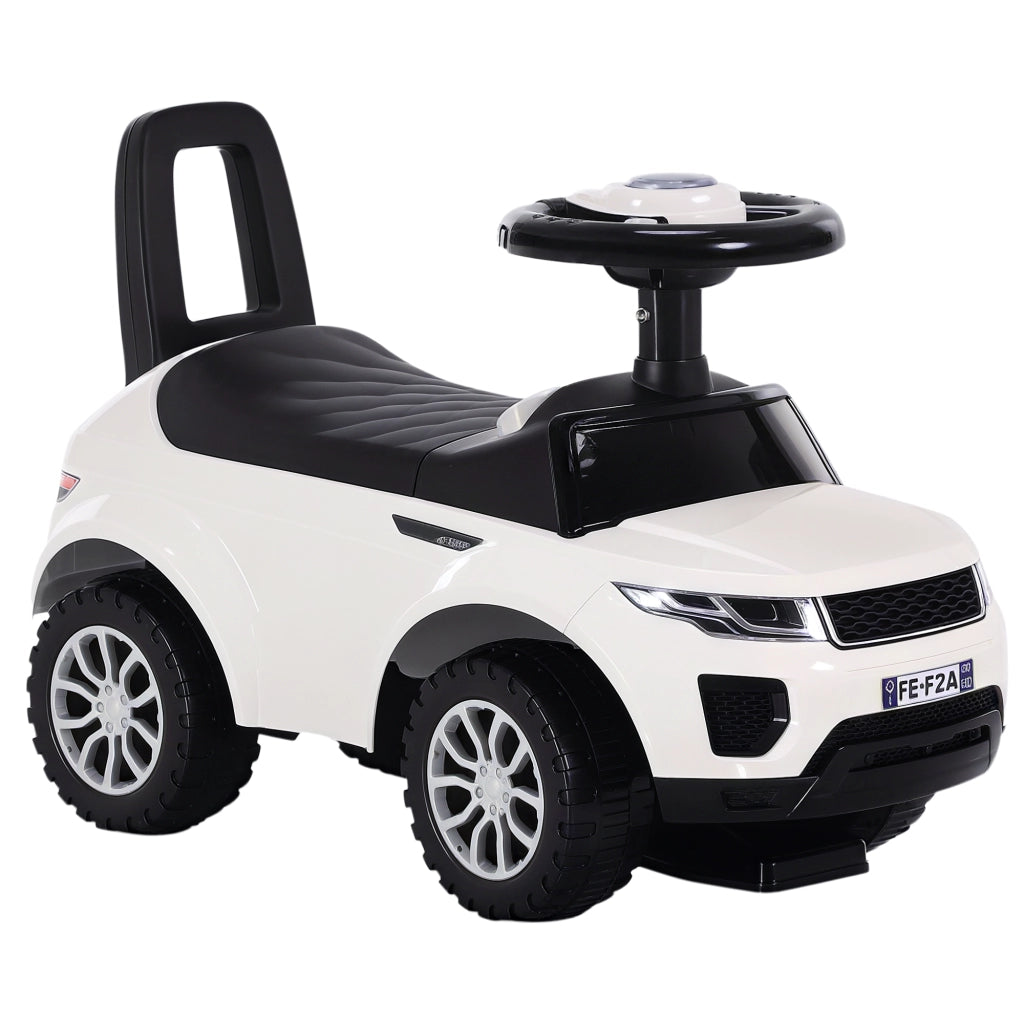 Macchina Cavalcabile per Bambini ¨C zephmum ¨C Bianco, con Contenitore