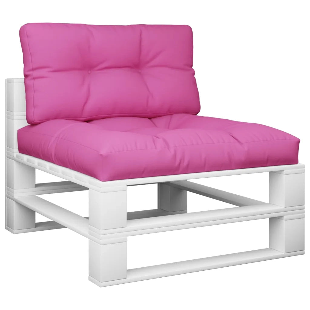 Cuscini per Pallet 2 pz | Cuscini per sedie Rosa in Tessuto